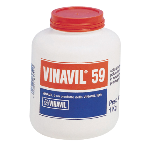 Colla Vinavil 59 adesivo acetovinilico ad alto residuo secco - 1 Kg